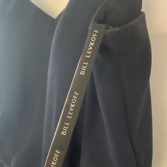 Bill Levkoff Style 1266 Navy Blue Bridesmaid’s Dress - Picture 3 of 4